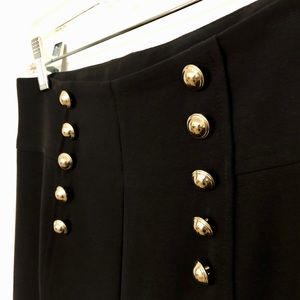 High waisted, skinny sailor pants by Leith